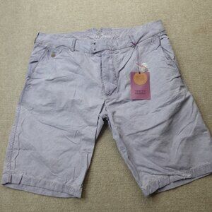 Jet Lag Shorts 38 Purple Solid Side Adjusters 100% Cotton NEW
